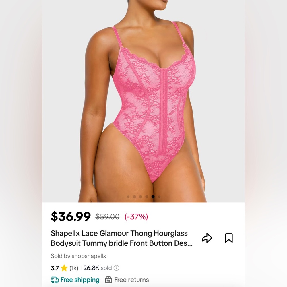 Women’s Pink Body Suit
